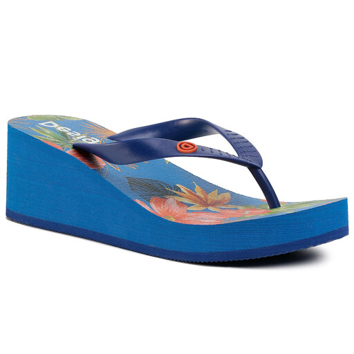 Infradito Desigual Lola Tropical 20SSHP05 Blu scuro escarpe