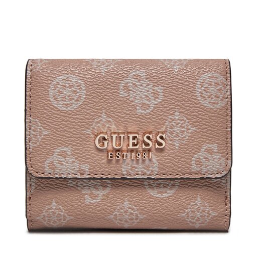 Portafoglio piccolo da donna Guess Laurel PG Slg SWPG85 00440 Rosa escarpe
