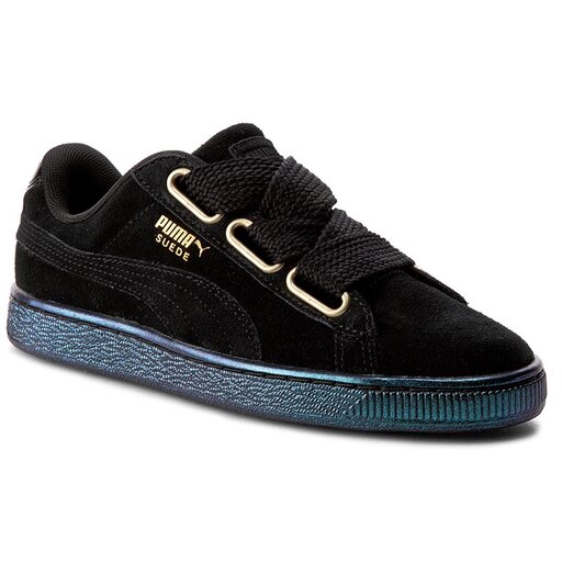 Puma satin schwarz sales
