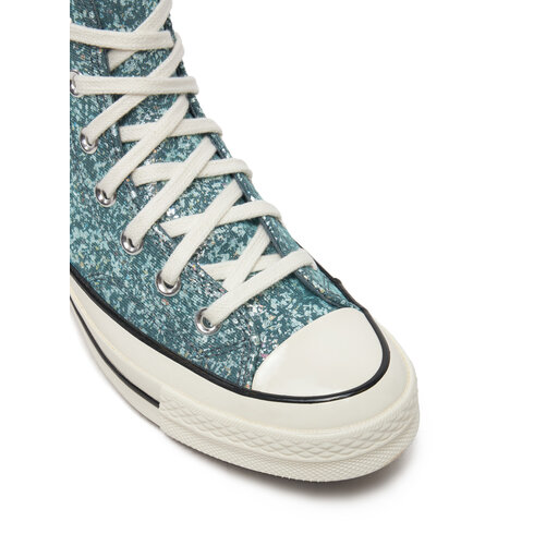 Sneakers aus Stoff Converse Chuck 70 Glitter Hi A10097C 486 Blau