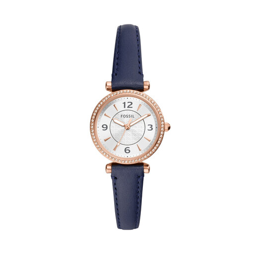 Uhr Fossil Carlie ES5295 Dunkelblau | eschuhe.de