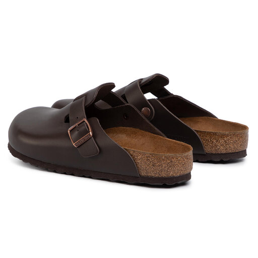 Birkenstock boston dark brown clearance