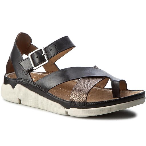 Infradito Clarks Tri Ariana 261238714 Black Interest Leather