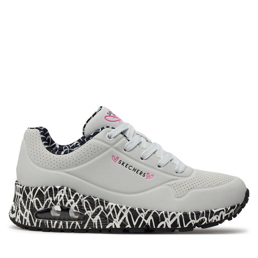 Снікерcи Skechers Loving Love 155506/WBK Білий | evzuttya.com.ua