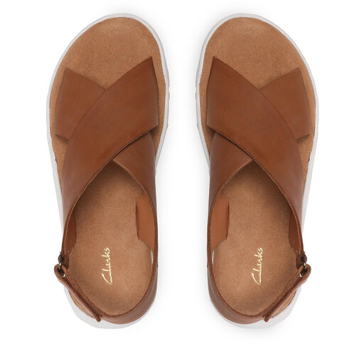 Sandały Clarks Jemsa Cross 26165793 Brązowy | eobuwie.com.pl