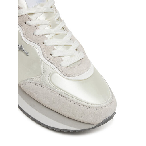 ぺぺZGTM Running SKIN Sneakers '93 w zamszu | Żółty | Patrizia Pepe