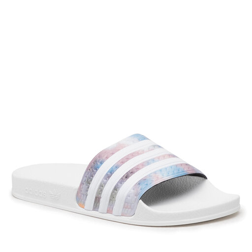 adidas adilette slides iridescent