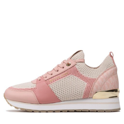 Michael kors billie knit trainer pink deals