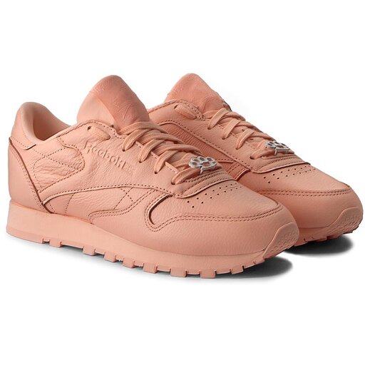 Sneakersy Reebok Cl Lthr L BS7912 Ro owy eobuwie .pl