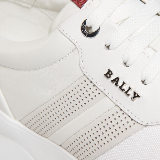 Sneakers Bally Bison 6230656 White Lamb Plain 0300