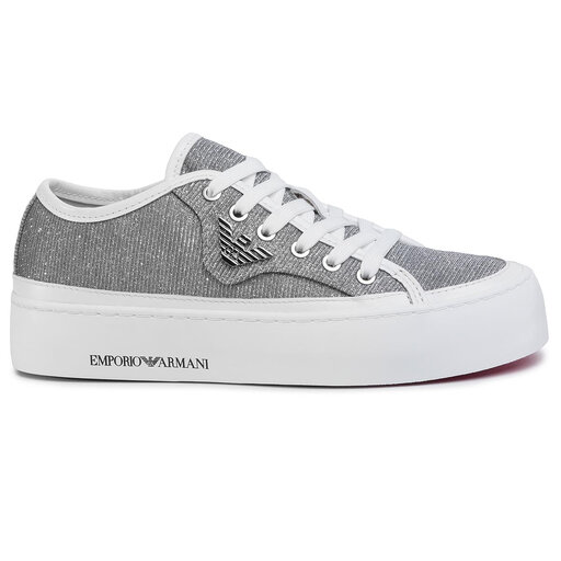 Emporio armani glitter sneakers on sale