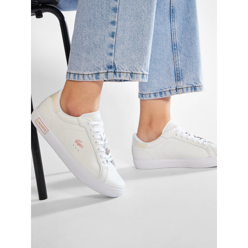 Sneakersy Lacoste Powercourt 0921 Sfa 741SFA0082 Biały eobuwie