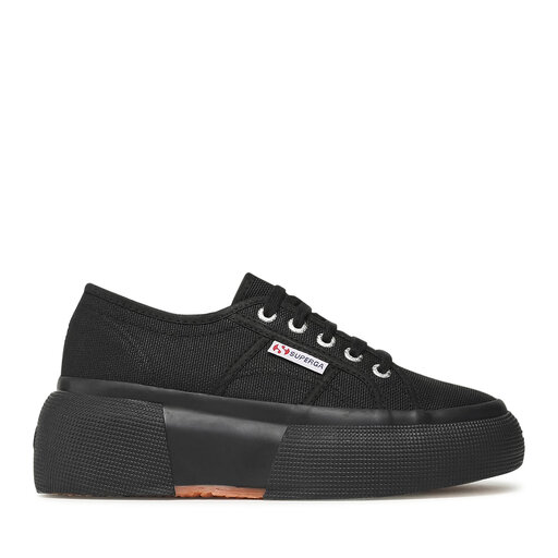 Sneakers aus Stoff Superga 2287 Cotw S00DQS0 Schwarz eschuhe