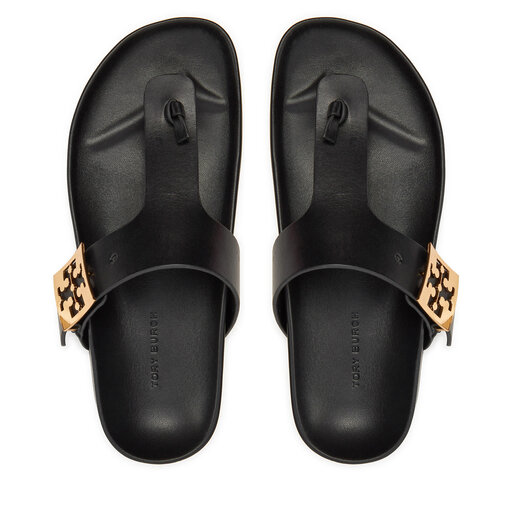 Zehentrenner Tory Burch Mellow Thong Sandal 155190 Schwarz eschuhe