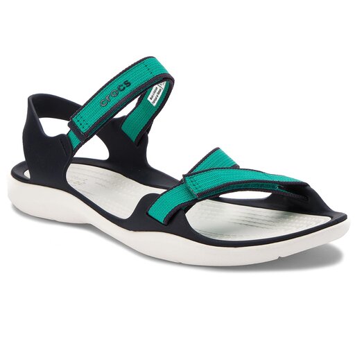 Sandalen Crocs Swiftwater Webbing Sandal W 204804 Grun eschuhe
