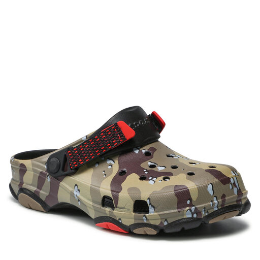 Mules sandales de bain Crocs Classic All Terrain Desert Camo Clog 207305 Vert