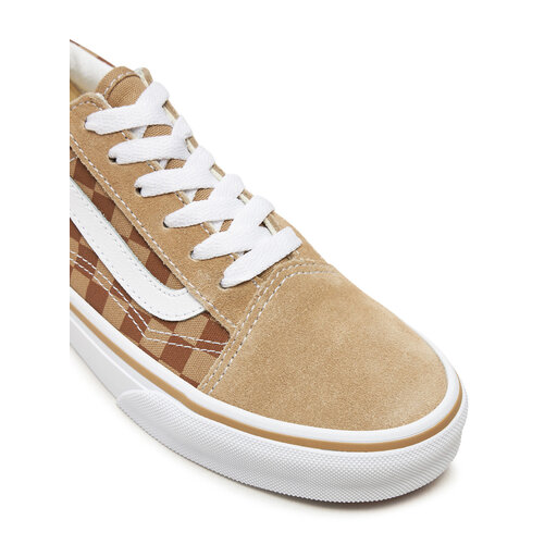 Vans old skool damier beige top