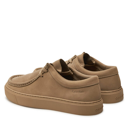 Mokasinai Calvin Klein Apron Lace Up Nb HM0HM01532 Smėlio | eavalyne.lt