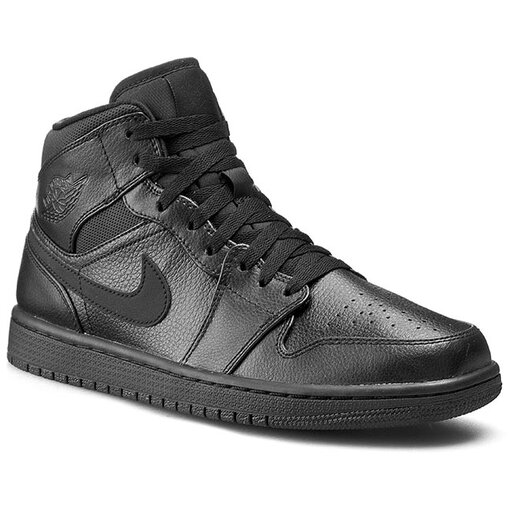 Zapatos Jordan 1 Mid 554724 Black • Www.zapatos.es
