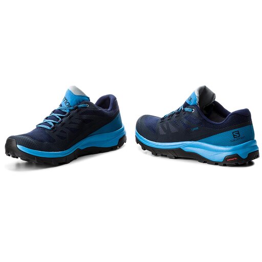 Trekkingschuhe Salomon Outline Gtx GORE TEX 406191 33 V0 10 Dunkelblau eschuhe