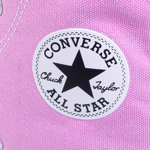 Sneakers Converse Ctas Hi 166704C Rose chaussures