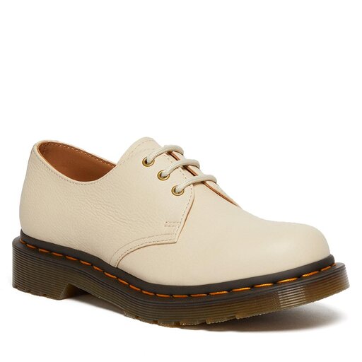 Bocanci Dr. Martens 1461 Virginia Parchment beige epantofi.ro