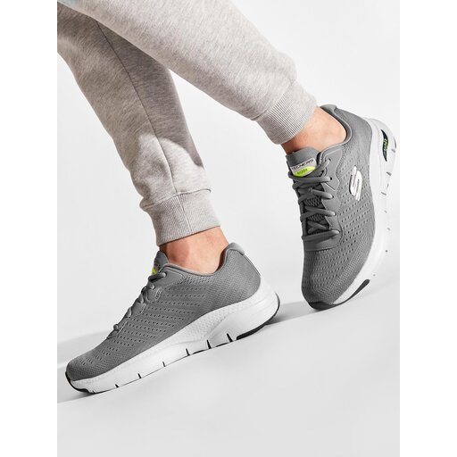 Skechers shoes gray cheap
