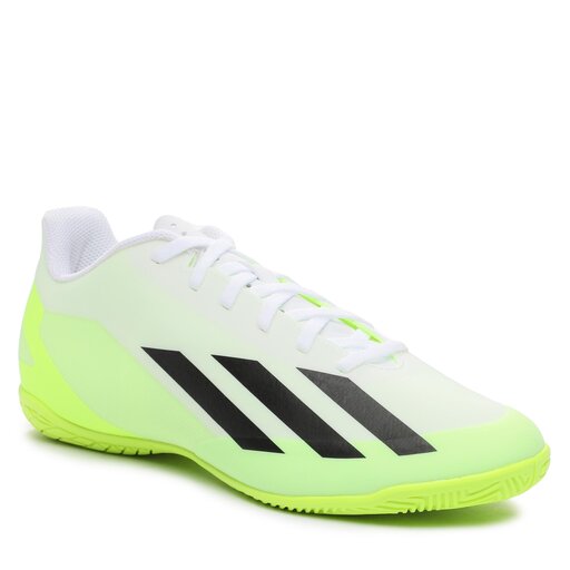 Παπούτσια adidas X Crazyfast.4 Indoor Boots IE1586 Ftwwht/Cblack/Luclem