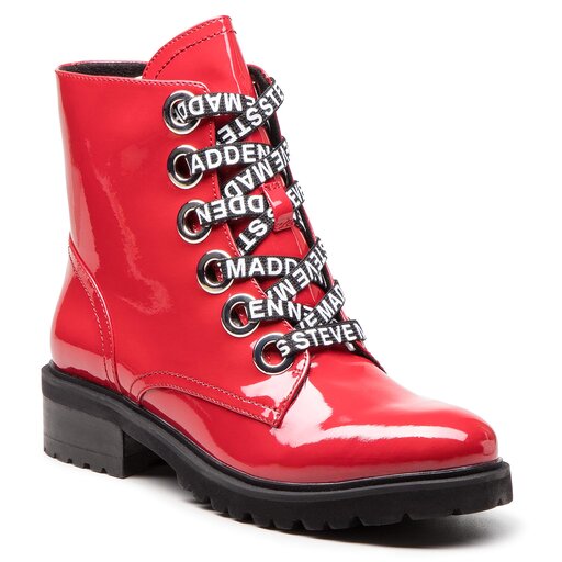 calculadora Salto Disparates Botines Steve Madden Lindia Ankleboot SM11000049-02001-608 Red Patent •  Www.zapatos.es