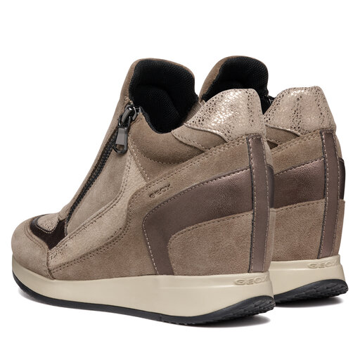 Sneakers Geox D Nydame D620QA 022JS C6029 Beige chaussures