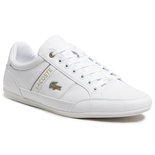 White lacoste chaymon clearance