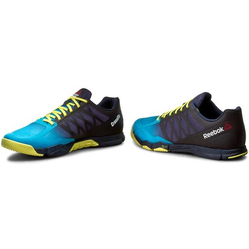 Zapatos Reebok R Crossfit Speed Tr BD1153 Blue Navy Yellow Pewter