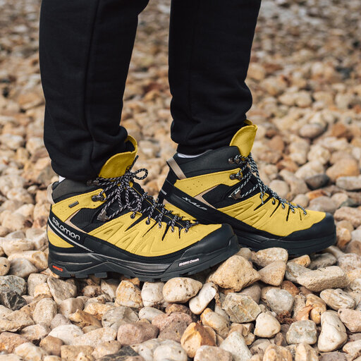 Παπούτσια πεζοπορίας Salomon X Alp Mid Ltr Gtx GORE-TEX 401653 27 V0 Κίτρινο