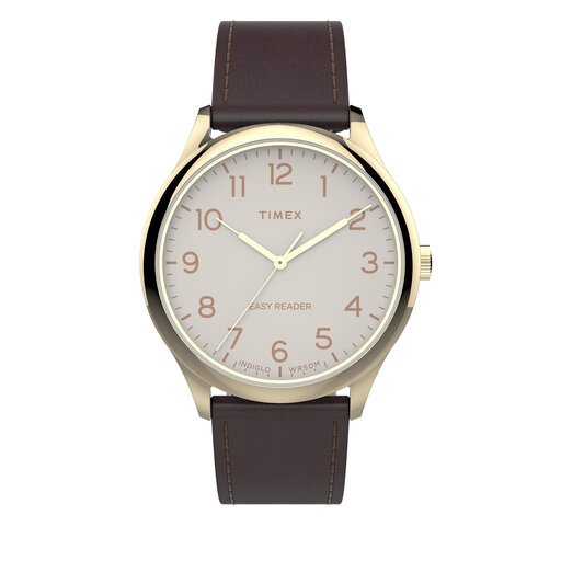 Timex Easy Reader TW2V28100 Brown epapoutsia.gr