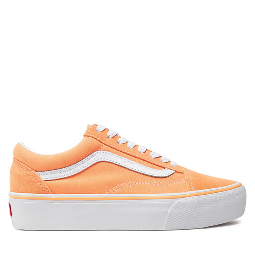 Vans orange sneakers store