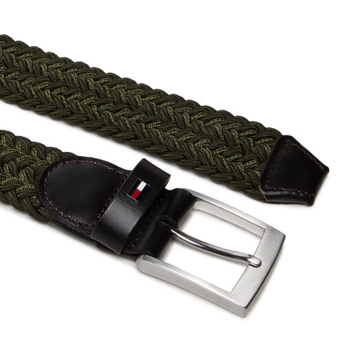 Cinturones Hombre Tommy Hilfiger Adan Elastic 3.5 Verde