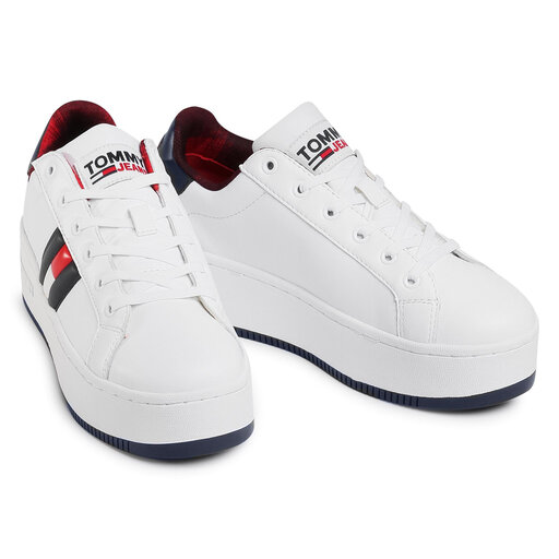 White Tommy Hilfiger Roxy Trainers Tommy Hilfiger New Roxy Tommy