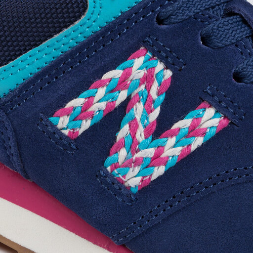 Sneakersy New Balance WL574LDM Granatowy eobuwie .pl