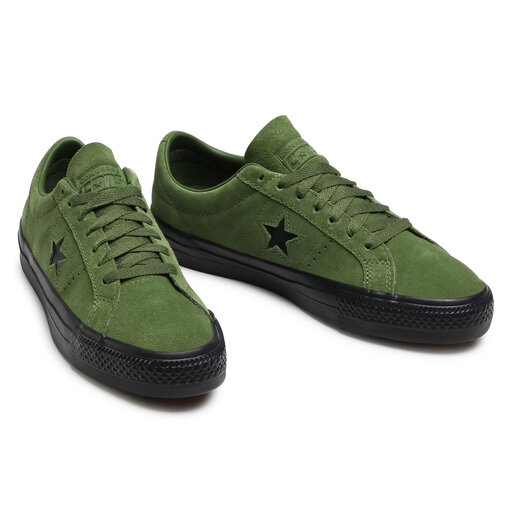 Sneakers Converse Pro 166838C Cypress Green/Black/Black • Www.zapatos.es