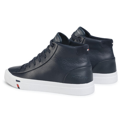 Zapatillas Tommy Hilfiger Corporate Leather Sneaker High FM0FM02984 Desert Sky DW5