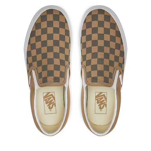 Tan vans slip on 2025