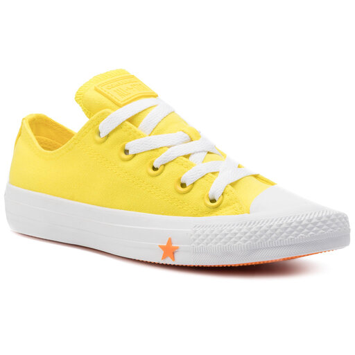 orange yellow converse