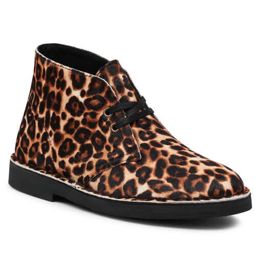 desert trek black leather