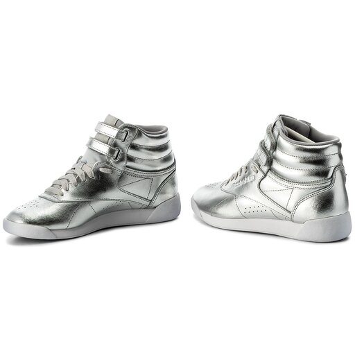 Reebok high tops femme argent discount