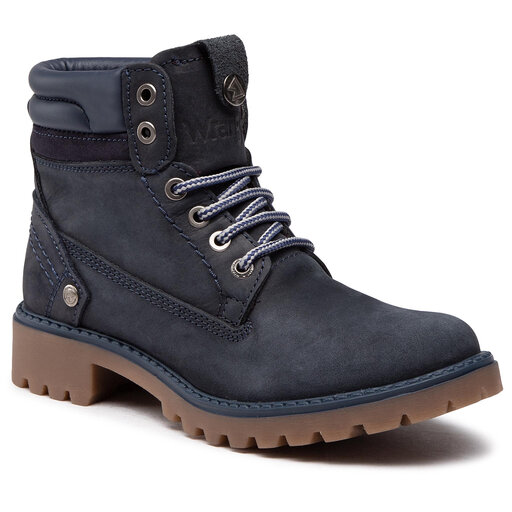 Scarponcini Wrangler Creek WL02500A Blu scuro it.eschuhe.ch