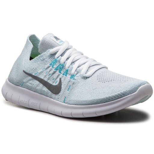 Chaussures Nike Free Rn Flyknit 2017 880844 012 Pure Platinum