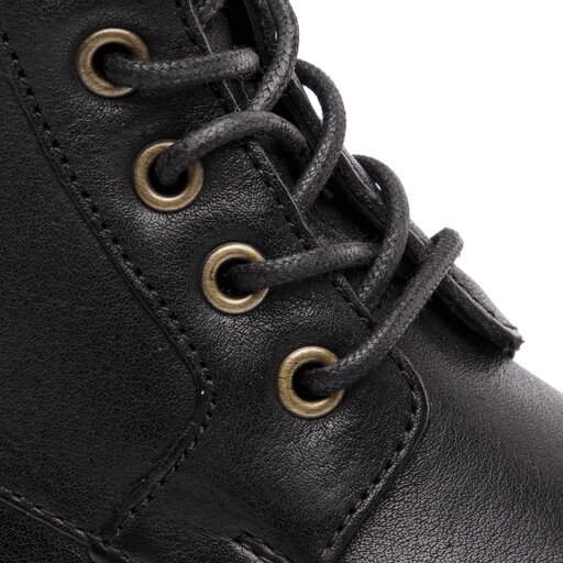 Botki Clarks Clarkdale Tone 261359854 Black Leather eobuwie .pl