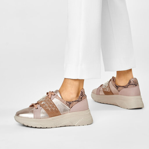 Sneakersy Maciejka 04448-25/00-5 Złoty | eobuwie.com.pl