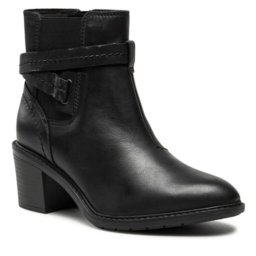 Botines Clarks Scene Star 261674624 Black Leather zapatos.es