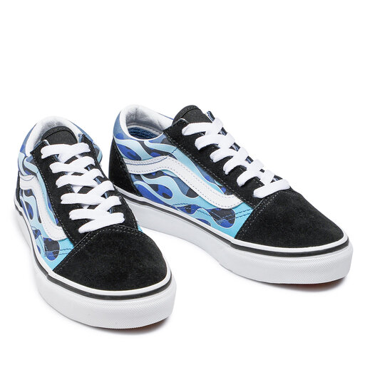Vans store blue fire